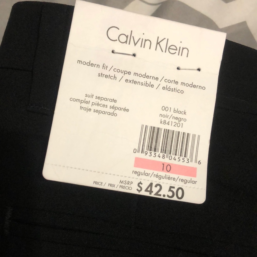NWT Calvin Klein modern fit dress pant boys 10